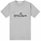 Stone Island Men's Institutional Two Graphic T-Shirt in Grey Marl