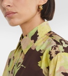 Dries Van Noten Embellished hoop earrings