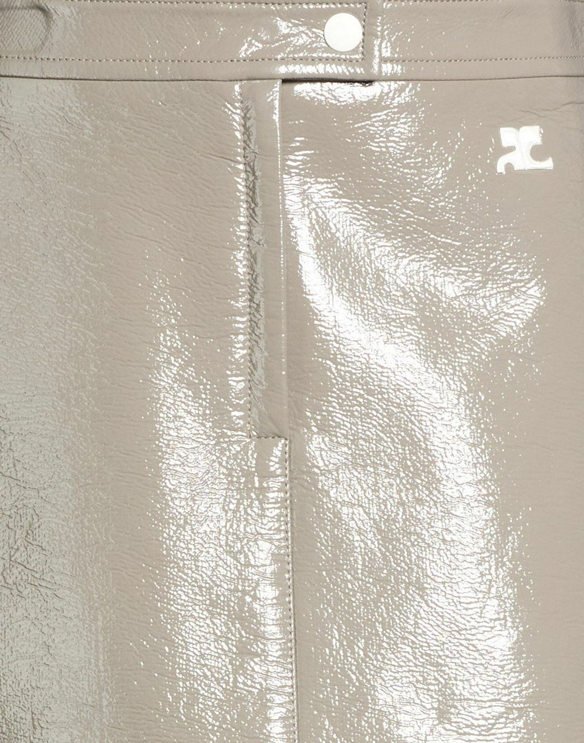 Courrèges Womens Mini skirt Taupe