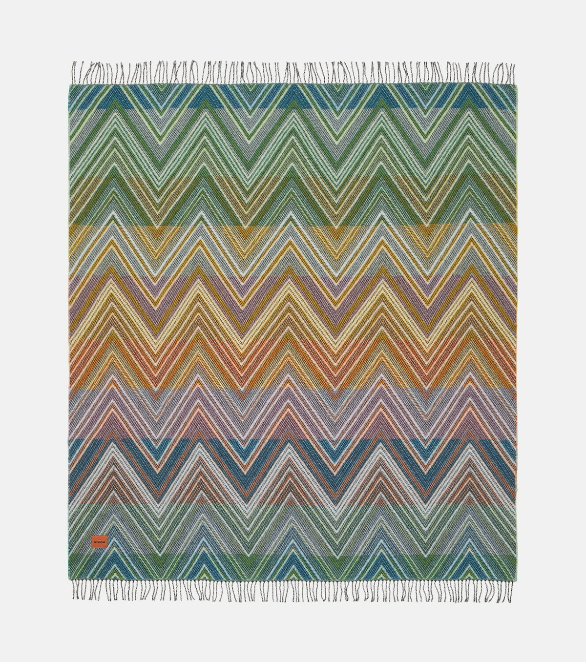 Missoni Plume Zig Zag wool-blend throw
