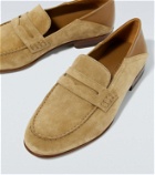 Manolo Blahnik Plymouth suede penny loafers