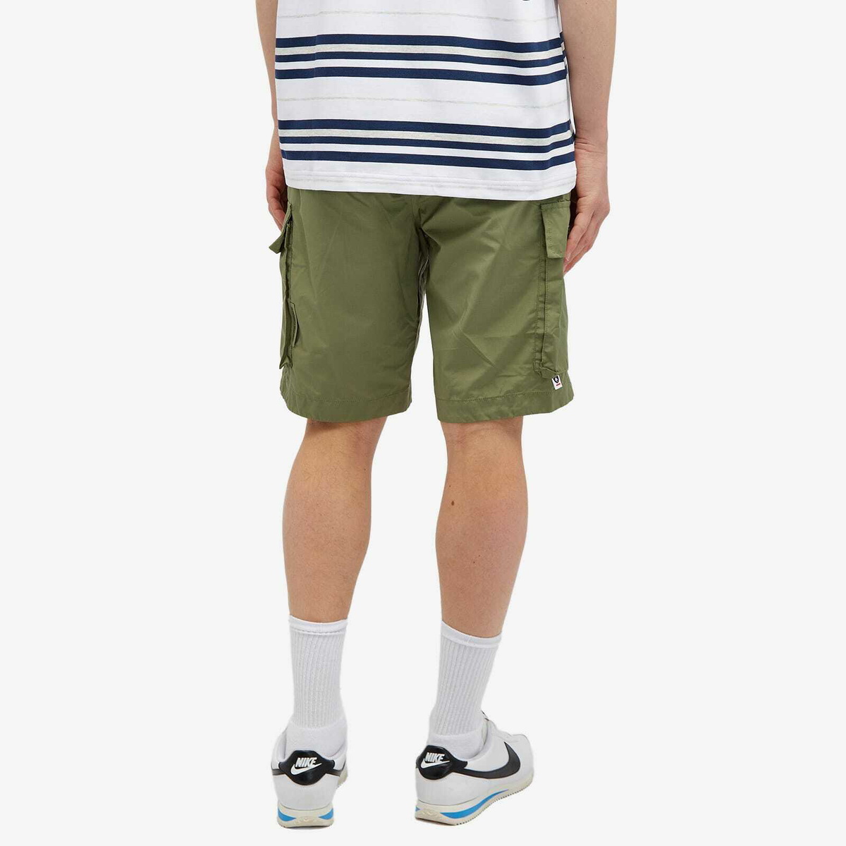 Men's AAPE Woven Cargo Short in Khaki AAPE by A Bathing Ape