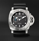 Panerai - Luminor Submersible 1950 3 Days Automatic 47mm Titanium and Rubber Watch, Ref. No. PAM01305 - Silver