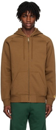 Carhartt Work In Progress Brown Chase Hoodie