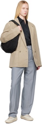 LEMAIRE Gray Vibram Wrap On Sneakers
