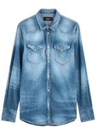 DSQUARED2 Western Distressed Denim Shirt
