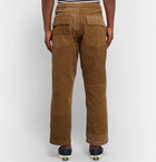 Engineered Garments - Patchwork Cotton-Corduroy Trousers - Tan