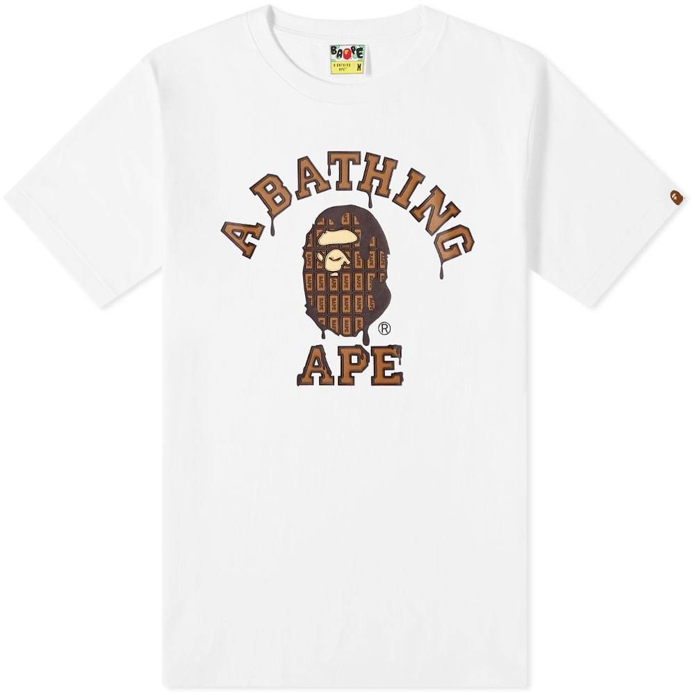 A Bathing Ape Valentine Chocolate Ape Head Tee A Bathing Ape
