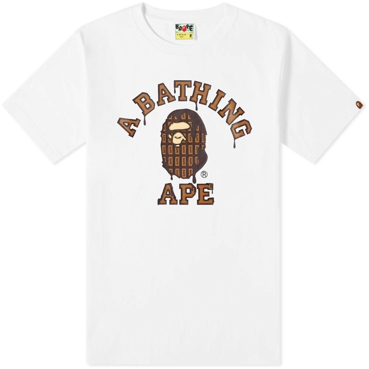 Photo: A Bathing Ape Valentine Chocolate Ape Head Tee