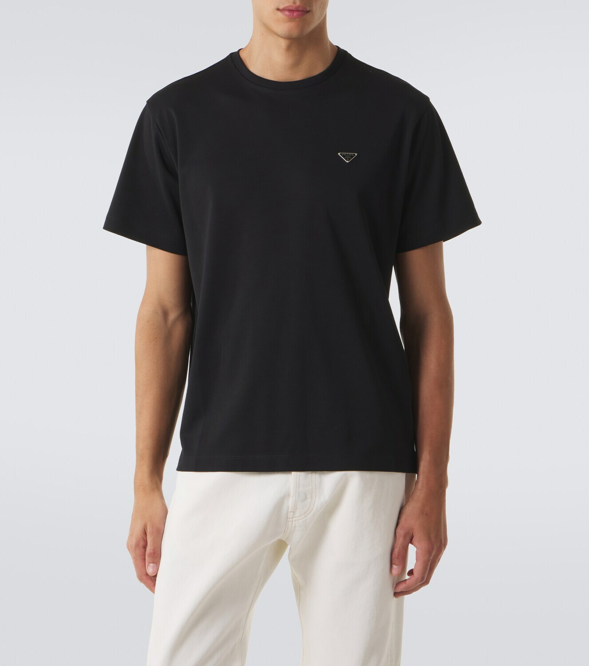 Prada Logo cotton jersey T-shirt