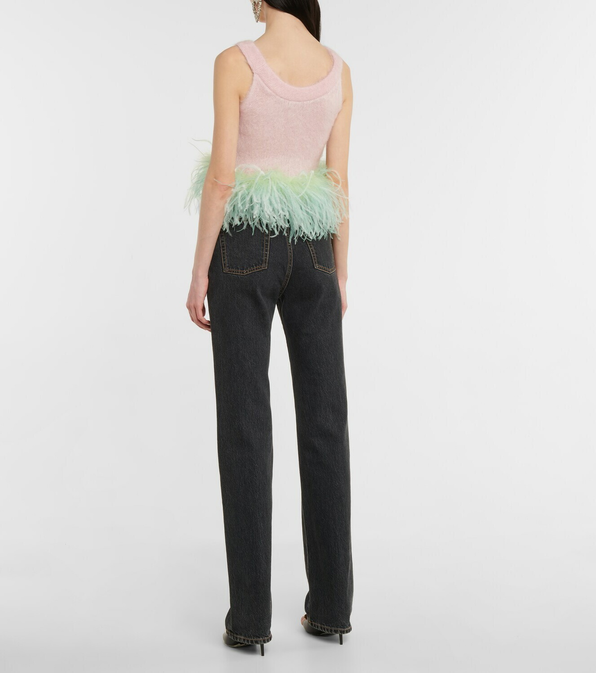 SAINT LAURENT - SAINT LAURENT Fil d'Ecosse ベスト サマー