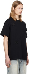 Song for the Mute Black 'Daisy' Standard T-shirt