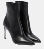 Rene Caovilla Embellished leather ankle boots