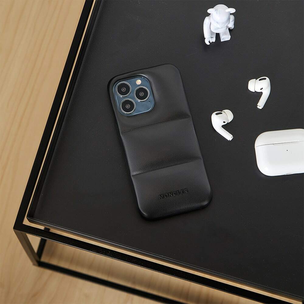 Moncler Men's iPhone 13 Pro Padded Cover in Black Moncler