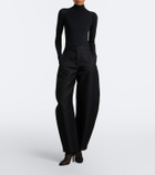 Alaïa Mesh knee-high boots