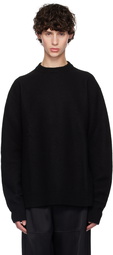 Jil Sander Black Crewneck Sweater