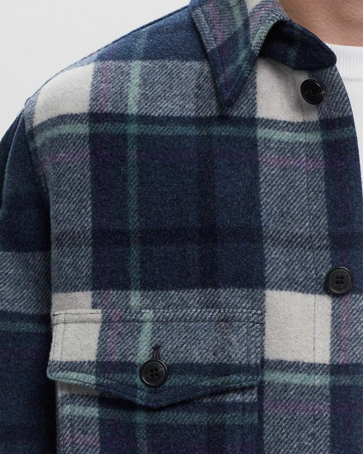 Marant Kervon Vest Blue Overshirts