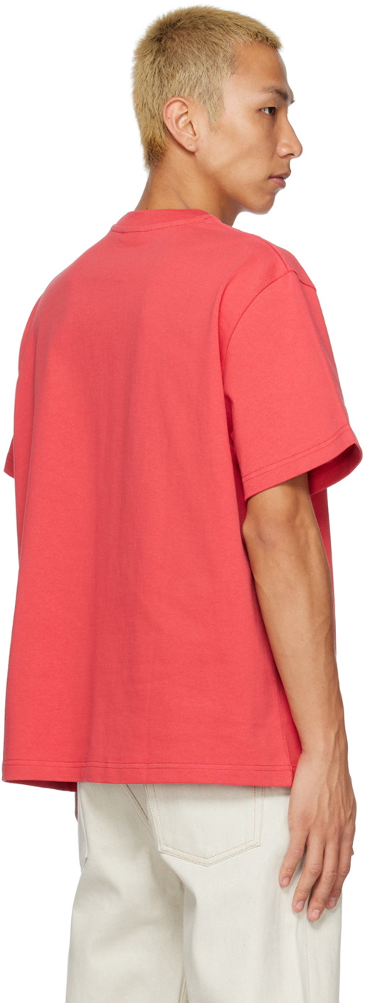 トップス JACQUEMUS Le Bordado T-shirt Jacquemus Green 'Le Bordado' T-Shirt Jacquemus