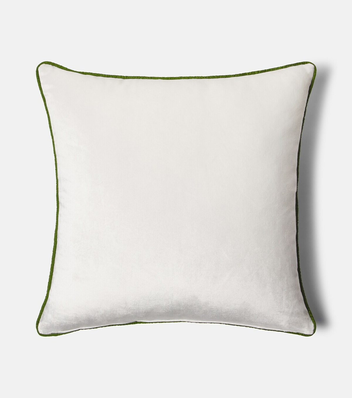 Les-Ottomans Embroidered cotton velvet cushion