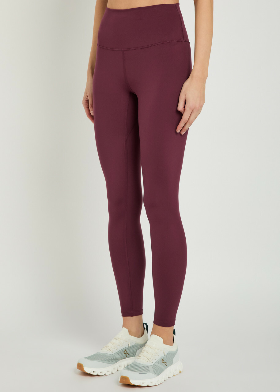 Varley Freesoft Stretch-jersey Leggings Burgundy