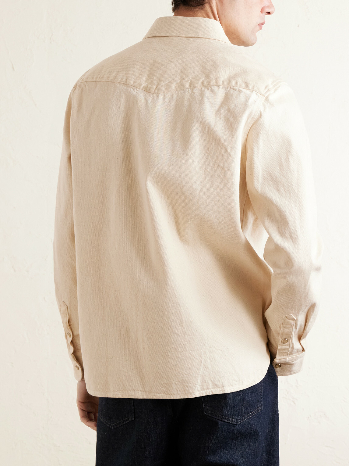 Mr P. - Western Denim Shirt - Neutrals