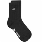 Axel Arigato Men's Signature Sock in Black