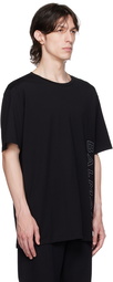 Balmain Black Embossed T-Shirt