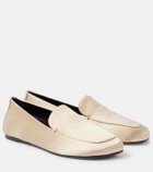 Khaite Monroe satin loafers