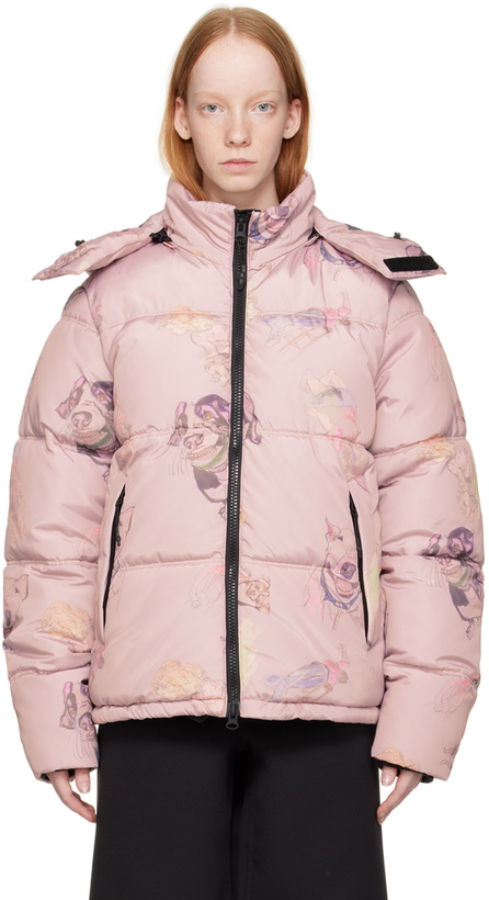 Photo: The Very Warm Pink Hooded Puffer Jacket