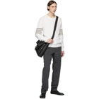 Maison Margiela Off-White Rib Sleeves Sweater