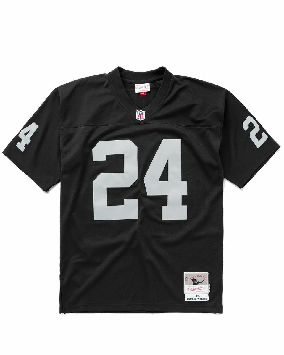 Photo: Mitchell & Ness Nfl Legacy Jersey Las Vegas Raiders 1998 Charles Woodson #24 Black - Mens - Jerseys