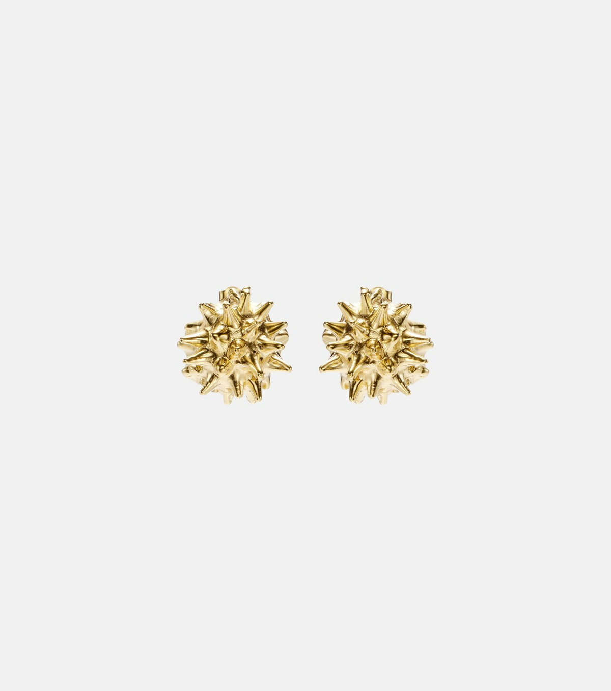 Ysso Sea Urchin 24kt gold-plated earrings