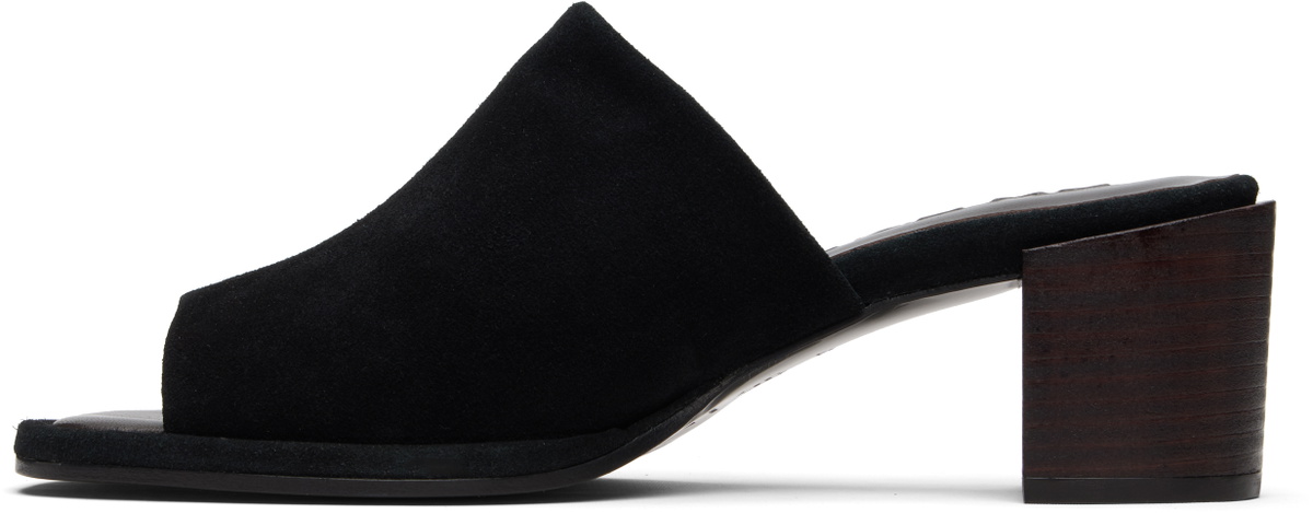 BY FAR Black Francisco Heeled Sandals