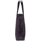 Needles Black and Purple PVC Papillon Tote