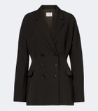 The Row Ciro double-breasted virgin wool blazer