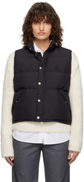 Dunst Black Quilted Down Vest