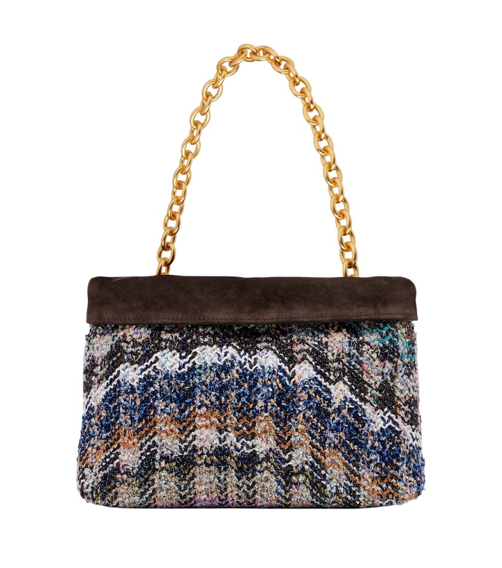 Photo: Missoni Suede-lined knitted shoulder bag