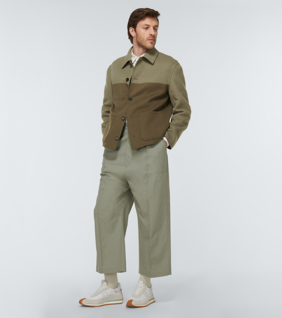 Loewe - Reversible Anagram wool-blend jacket Loewe