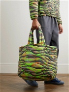 ERL - Medium Padded Camouflage-Print Cotton Messenger Bag