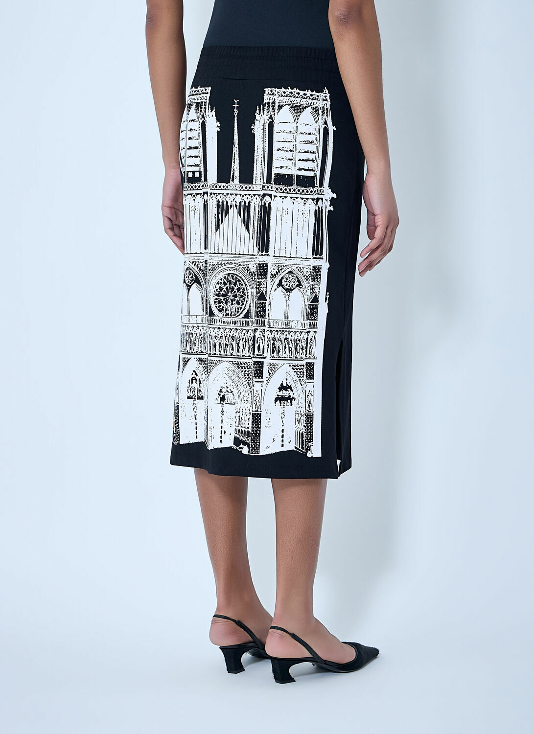 Vaquera Sweatshirt Midi Skirt