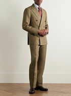 J. Mueser - Waverly Slim-Fit Straight-Leg Linen Suit Trousers - Neutrals