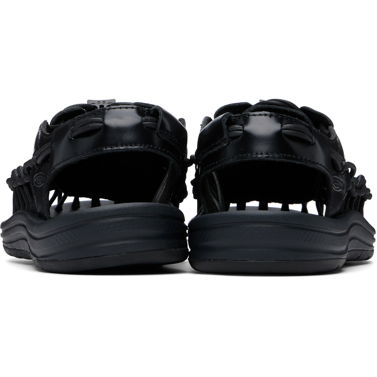 KEEN Black UNEEK Leather Sandals