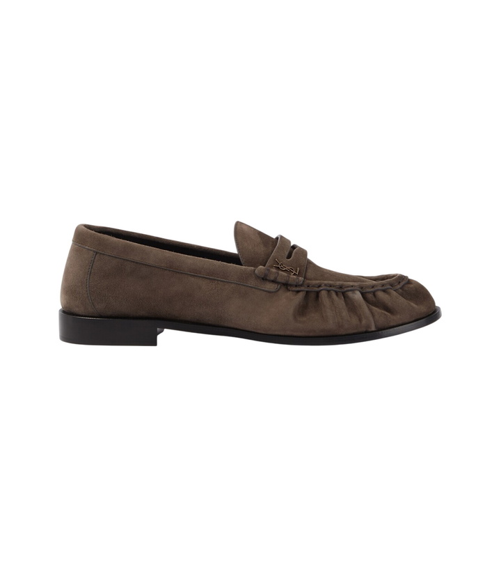 Photo: Saint Laurent Le Loafer suede penny loafers