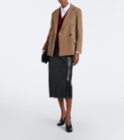 'S Max Mara Double-breasted virgin wool blazer