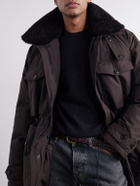 Canada Goose - Scout Shearling-Trimmed Shell Down Jacket - Brown