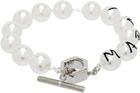 Marni Faux-Pearls & Metal Bracelet