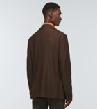 Loro Piana - 2B cashmere and silk piqué blazer