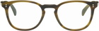 Oliver Peoples Khaki Finley Esq. Glasses