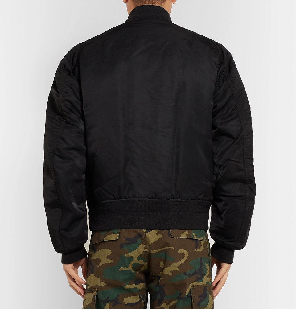 visvim - Thorson MA-1 Nylon Bomber Jacket - Men - Black Visvim