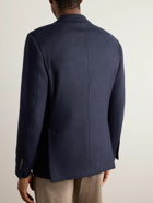 Lardini - Slim-Fit Wool-Blend Twill Blazer - Blue